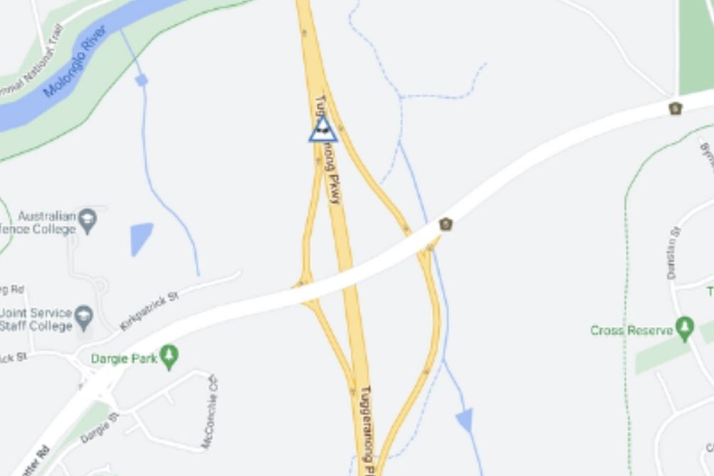 Parkway northbound closed by accident near Cotter Road